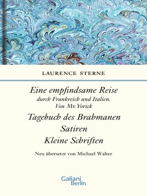 cover image of Empfindsame Reise, Tagebuch des Brahmanen, Satiren, kleine Schriften